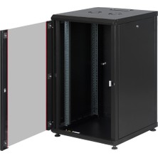 Lande PROLINE300 LN-PR20U6060-BL-121 20U 19" 600X600 Dikili Tip Kabınet + Tekerlek