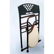 Medikalbim Hasta Tuvalet Sandalyesi Hasta Klozeti Klozet Yükseltici Katlanabilir Model Kamp Tuvalet Sandalyesi