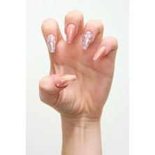 Pop Beauty Takma Tırnak Seti 28 Adet Zararsız Yapıştırıcı ile Kolay Uygulama ve Parlak Görünüm