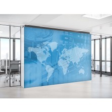 Özel Duvarlar Ekonomi Tarz Dünya Haritası Duvar Kağıdı