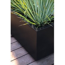 Janiyeva Dikdörtgen Tipi Metal Çiçeklik Saksılık