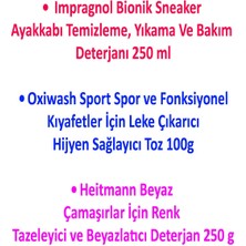 Impragnol Sneaker Ayakkabı Temizleme Deterjanı +Heitmann Spor Kıyafetler İçin Leke Çıkarıcı +Heitmann Beyazlatıcı Deterjan