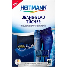 Heitmann BlueJean Mavi Renk Canlandırma Boyama Mendili +Heitmann Boya ve Kir Toplama Bezleri +Impragnol Sneaker Ayakkabı Deterjanı