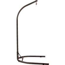 Rehome Capri Swing Tek Kişilik Metal Salıncak Ayağı Kahve