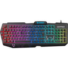 Everest KB-GX61 Formula USB Rgb Aydınlatmalı 3 Makro Tuşlu Bilek Destekli Gaming Oyuncu Klavyesi