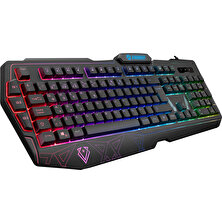 Everest KB-GX61 Formula USB Rgb Aydınlatmalı 3 Makro Tuşlu Bilek Destekli Gaming Oyuncu Klavyesi