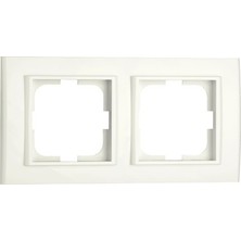 Çağatay Elektrik Çağatayelektrik Ovivo Mina Beyaz Ikili Çerçeve