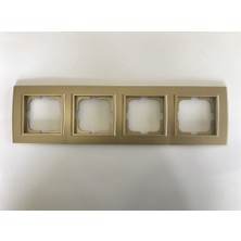 Çağatay Elektrik Çağatayelektrik Ovivo Mina Titanyum Dörtlü Çerçeve