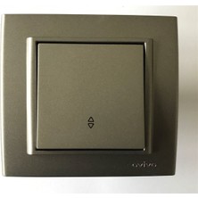 Çağatay Elektrik Çağatayelektrik Ovivo Mina Antrasit Vavien Mekanizma+Çerçeve