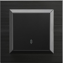 Çağatay Elektrik Çağatayelektrik Ovivo Quantum Siyah Siyah Vavien Mekanizma+Çerçeve