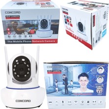 Concord C-630 3mp 360° 3 Antenli Haraket Sensörlü Bebek Wireless Ip Güvenlik Kamerası