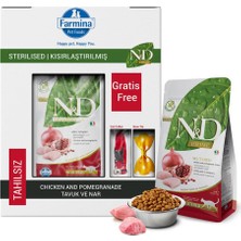 N&D Nd Tahılsız Neutered Sterilised Tavuk Nar Kısırlaştırılmış Kedi Maması 5 kg