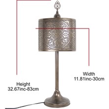 Atölye Lamp Design Delikli Masa Lambası D-O1-M