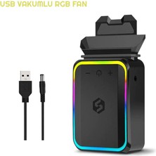 Exeo Vakumlu Rgb USB Harici Taşınabilir Gaming Notebook Fanı