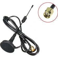 Alkatronik 315MHZ 1.5m 3dbi Anten 50OHM Sma Erkek Soket Mıknatıslı Montaj