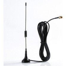 Alkatronik 315MHZ 1.5m 3dbi Anten 50OHM Sma Erkek Soket Mıknatıslı Montaj