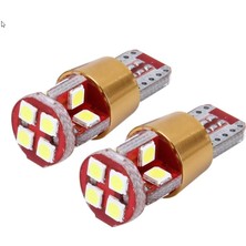 Techmaster T10 3030 Park LED Ampülü 12 Ledli Canbus Beyaz