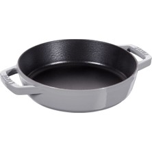 Staub 405116600 Çift Kulplu Döküm Izgara Tava 20CM Gri