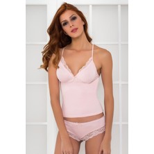 Pierre Cardin  Dantelli Penye Atlet Külot / Kaşkorse Set  - 396