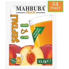 Mahbuba Şeftali Aromalı Soğuk Toz İçecek 24x11.2gr