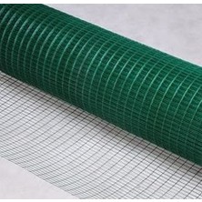 Yamanlar Pvc Kaplı Puntalı Yeşil Tel 12X12 Gözaralıklı 150M Eninde-Kafes Teli-Kümes TELI-150X3METRE