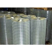 Yamanlar 120CM Eninde 12X12MM Gözaralıklı Galveniz Puntalı Kafes Teli-Kümes Teli 120X20M Uzunluğunda