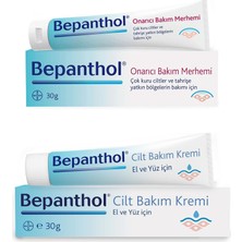 Bepanthol Cilt Bakım Kremi 30 gr + Onarıcı Bakım Kremi 30 gr