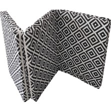 Vip Home Concept Tek Kişilik Katlanır Yer Yatağı Sünger Yatak Mozaik 80X180 Cm-7 cm