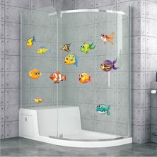 Echo Home Sevimli Balıklar Duşakabin ve Banyo Sticker