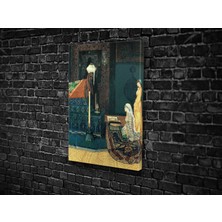 Tablo 360 Osman Hamdi- Türbe Ziyaretinde Iki Genç Kız Kanvas Tablo