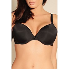 Magic Form 3520 Kadın Siyah Ince Süngerli Düz Kumaşlı Büyük Beden Toparlayıcı Sütyen