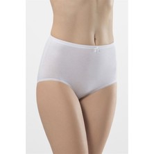 Türen Kadın Beyaz 2'li Likralı Külot 281