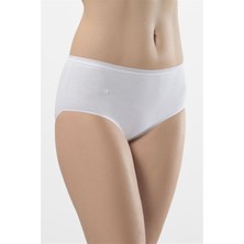 Türen Kadın Beyaz 2'li Abiye Ribana Bikini Külot 234