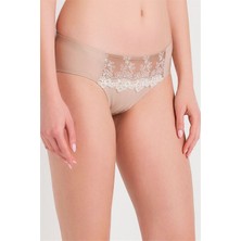 Magic Form 285 Kadın Vizon Önü Güpürlü Yüksek Bel Külot