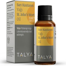 Talya Sarı Kantaron Yağı (St John's Wort Oil), Soğuk Sıkım, %100 Saf ve Doğal, 20 ml