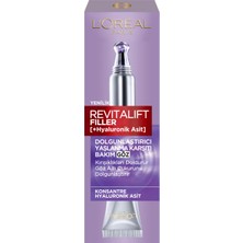 L'Oréal Paris Revitalift Filler Dolgunlaştırıcı Yaşlanma Karşıtı Göz Bakım Kremi 15Ml -Hyaluronik Asit