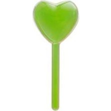 Event Party Store Şeker Kutusu Kalp Yeşil Plastik 10'lu