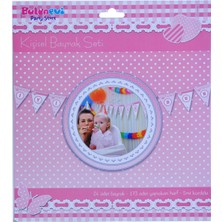 Event Party Store Kişisel Bayrak Seti Pembe