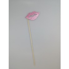 Event Party Store Dudak Pembe Çubuk