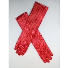 Event Party Store Eldiven Pullu Kırmızı