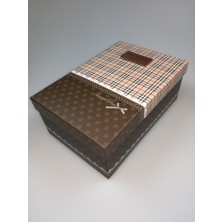 Event Party Store Kutu Kahverengi Best Wıshes 23CM x 16CM x 9cm