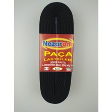 Event Party Store Lastik Siyah Bel Paça 5cm 10MT