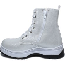 İnci Moda Genç Kız Çocuk Gümüş Ortapedik Trekking Kaymaz Taban Hafif Bot