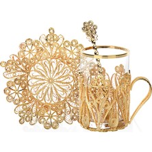 Decorium  Decorium Ars 3131 12 Prc Tlkr Zarafet Çay Tk Altın