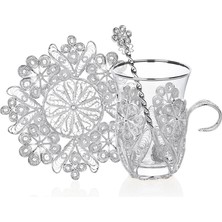 Decorium  Decorium Ars 3111 12 Prc Tlkr Zarafet Çay Tk Gümüş