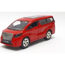 Bircan Toyota Alphard Çek Bırak Işıklı Araba - FY5008-12D-ALPHARD-KIRMIZI
