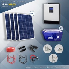 Matech 3 Kw Maxı Solar Paket Sistem (3000W/GÜN)