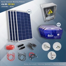 Matech 4 Kw Mını Solar Paket Sistem (4000W/GÜN)