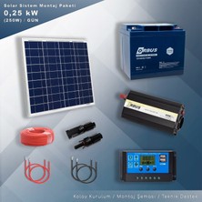 Matech 0,25 Kw Solar Paket Sistem