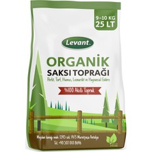 Levant Organik Saksı Torf Toprağı 25 Lt Avantaj Paketi